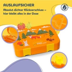 Junior Lunchbox 6 Fächer 21,3 X 15 X 4,5 Cm (BxHxT) BPA-frei -Küchengeräte Geschäft 10040339 de 0003 usp