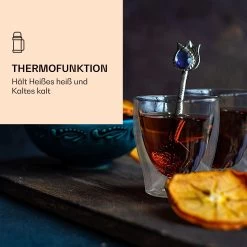 DUOS Doppelwandiges Glas 200 Ml Thermofunktion Inkl. Edelstahl-Löffel -Küchengeräte Geschäft 10040393 de 0004 logo