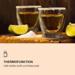 DUOS Doppelwandiges Glas 200 Ml Thermofunktion Inkl. Edelstahl-Löffel 12 DUOS Doppelwandiges Glas 200 Ml Thermofunktion Inkl. Edelstahl-Löffel -Küchengeräte Geschäft 10040401 de 0004 logo