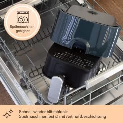 Crisp-Pro Heißluftfritteuse Air Fryer 1400W 2,8 Ltr Timer Edelstahl -Küchengeräte Geschäft 10040698 de 0004 usp