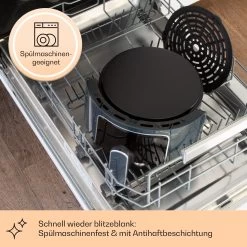 Crisp-Pro Heißluftfritteuse Air Fryer 1400W 3,5 Ltr 8 Programme Timer -Küchengeräte Geschäft 10040701 de 0004 logo