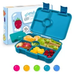 Schmatzfatz By Lite Lunchbox 6 Fächer 20,8x4,5x15 Cm BPA-frei Tritan