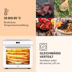 Shaftesbury Dörrautomat 700W Timer-Funktion 35-85°C Digitales Touch-Display -Küchengeräte Geschäft 10040728 de 0004 logo