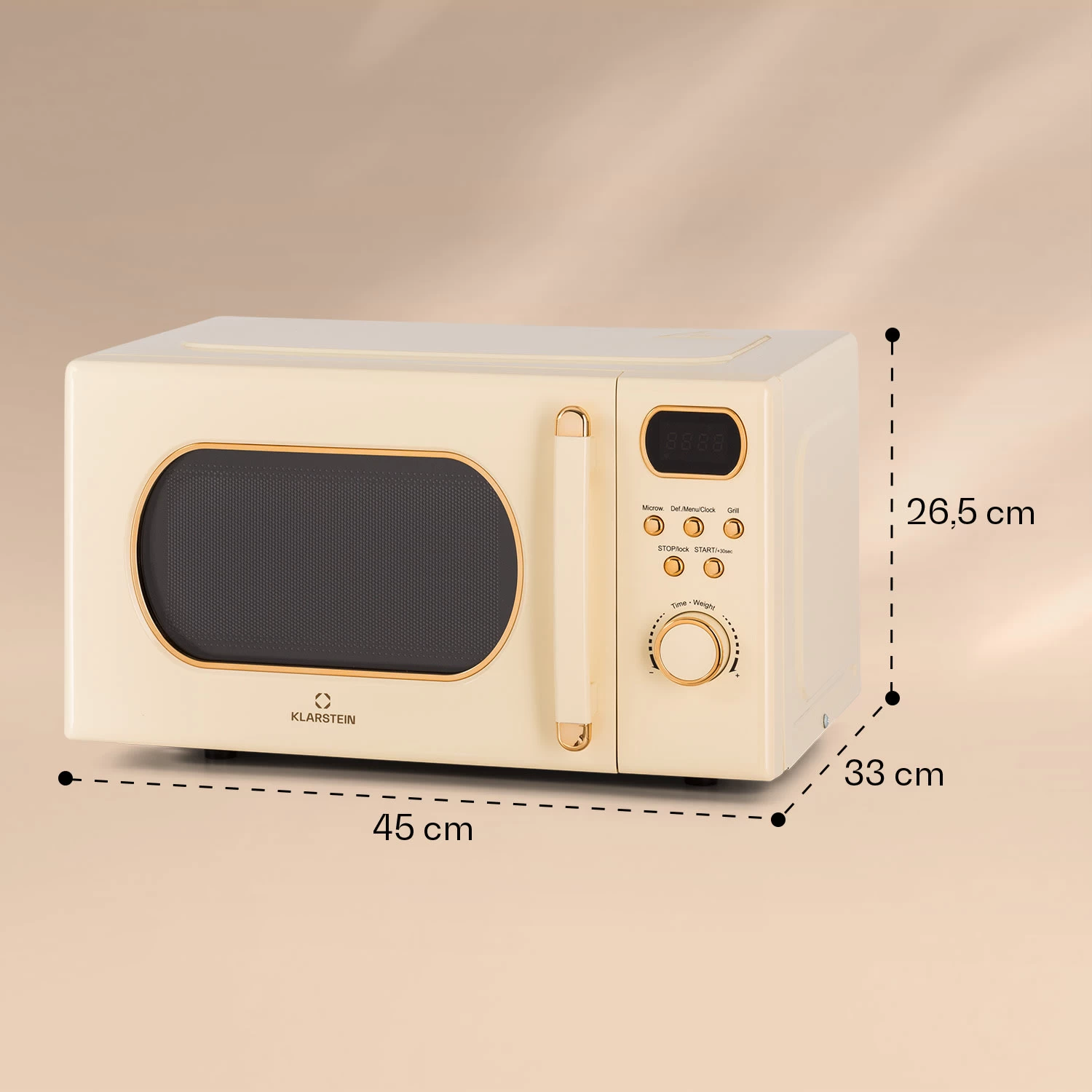 Julieta Mikrowelle Mit Grill 20l 700 / 800 W Ø25,5cm 8 Programme 9 Julieta Mikrowelle Mit Grill 20l 700 / 800 W Ø25,5cm 8 Programme – Bild 7