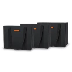 Einkaufstasche 3er Set Wiederverwendbar Waschbar Faltbar Verstärkt