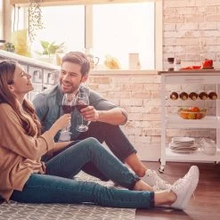 Vermont Servierwagen Küchenwagen 5 Etagen Holz Edelstahl Mobil -Küchengeräte Geschäft 10041118 yy 0002 logo