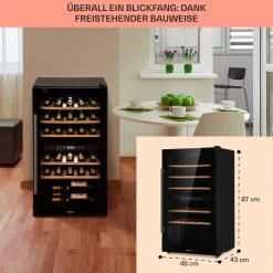 Barossa 29 Duo Weinkühlschrank 29 Fl 80 Ltr 2 Zonen Drucktasten 14 Barossa 29 Duo Weinkühlschrank 29 Fl 80 Ltr 2 Zonen Drucktasten -Küchengeräte Geschäft 10041124 de 0006 usp