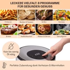 Klarstein Crisp-Pro 4,3L Air Fry Stainless Steel -Küchengeräte Geschäft 10041145 de 0003 logo