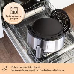 Klarstein Crisp-Pro 4,3L Air Fry Stainless Steel -Küchengeräte Geschäft 10041145 de 0004 logo