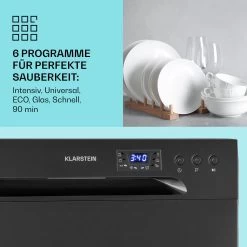 Amazonia 8 Geschirrspülmaschine 1620 Watt Für 8 Maßgedecke 49 DB Aquastop -Küchengeräte Geschäft 10041204 de 0003 usp