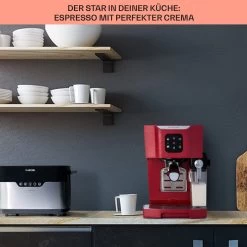 BellaVita Kaffeemaschine 3-in-1 1450 W 20 Bar Milchschäumer -Küchengeräte Geschäft 10041240 de 0004 usp