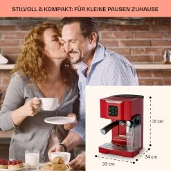 BellaVita Kaffeemaschine 3-in-1 1450 W 20 Bar Milchschäumer -Küchengeräte Geschäft 10041240 de 0005 usp