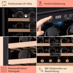 Vinsider 36 Built-In Uno Einbau-Weinkühlschrank 36 Flaschen 92 Ltr Edelstahl -Küchengeräte Geschäft 10041286 de 0005 usp