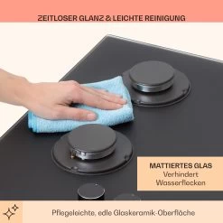 Firetale Gaskochfeld 5-flammig 70 Cm Aluminium-Brenner Inkl. Schlauch Und Druckminderer -Küchengeräte Geschäft 10041300 de 0007 usp