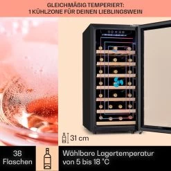 Vinamour 38 Uno Weinkühlschrank 12 Vinamour 38 Uno Weinkühlschrank -Küchengeräte Geschäft 10041312 de 0003 logo