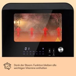 Vita Pro Heißluftfritteuse Dampfgaren 2450 W 18 Ltr 800 Ml Wassertank -Küchengeräte Geschäft 10041333 de 0002 usp
