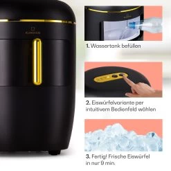 Passau Eiswürfelmaschine 2 Größen 15 Kg/24 H Auto-Clean -Küchengeräte Geschäft 10041343 de 0004 logo