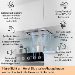 Camila Dunstabzugshaube Einbau 52 Cm 397 M³/h LED Touch Edelstahl 13 Camila Dunstabzugshaube Einbau 52 Cm 397 M³/h LED Touch Edelstahl -Küchengeräte Geschäft 10041344 de 0002 usp