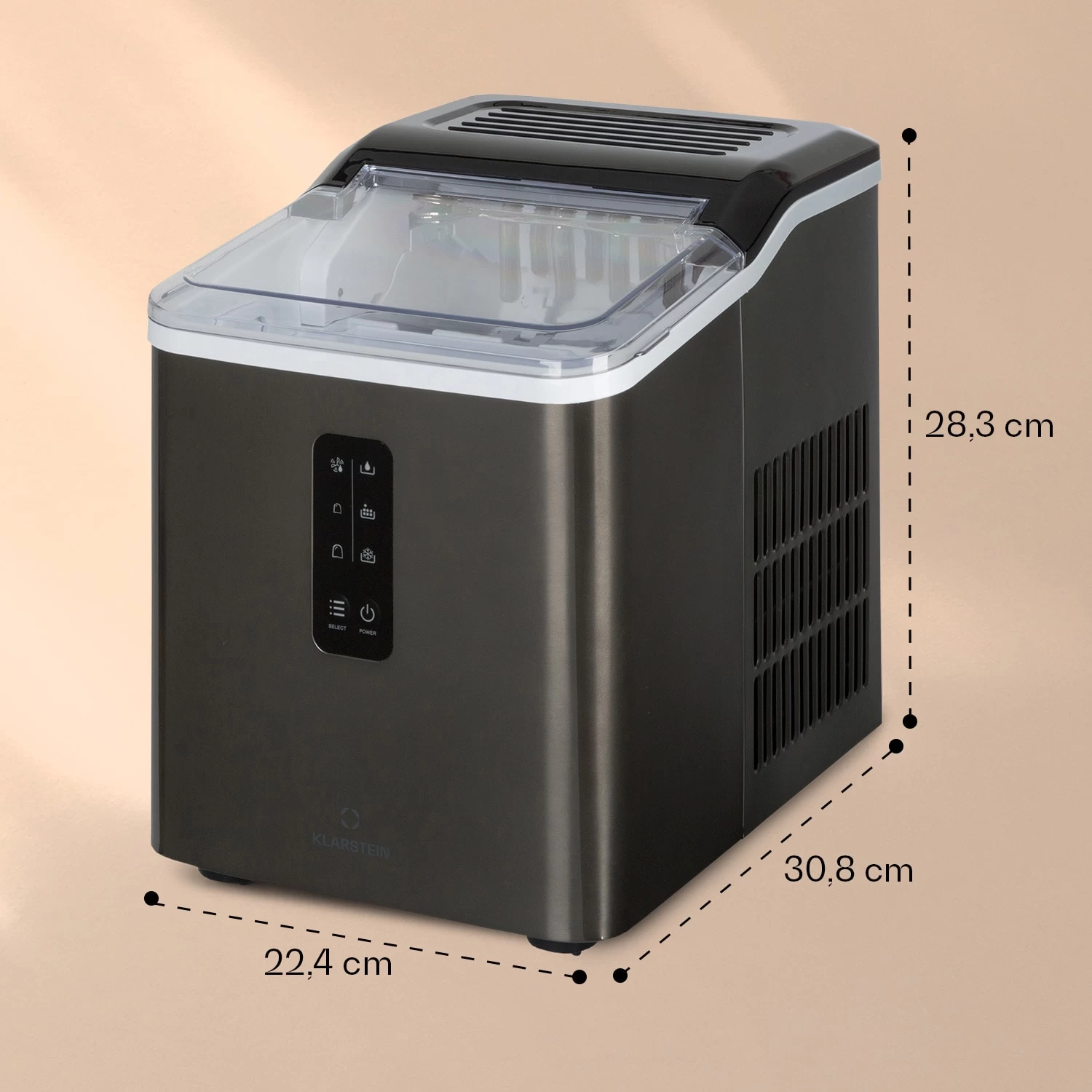 Albaron Supreme Eiswürfelmaschine Bullet 12kg/24h 1,5 Ltr Edelstahl 9 Albaron Supreme Eiswürfelmaschine Bullet 12kg/24h 1,5 Ltr Edelstahl – Bild 7