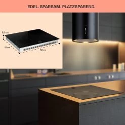 Magnichef 4 Einbaukochfeld Induktion 4 Zonen 7000W Glaskeramik -Küchengeräte Geschäft 10041380 de 0006 usp