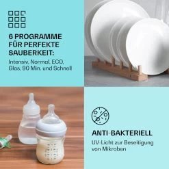 Havasia UV 8 Geschirrspüler UV-Licht Freistehend / Einbau 1620W -Küchengeräte Geschäft 10041829 de 0003 usp