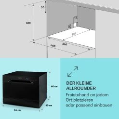 Havasia UV 8 Geschirrspüler UV-Licht Freistehend / Einbau 1620W -Küchengeräte Geschäft 10041829 de 0005 usp