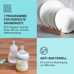 Havasia UV 8 Neo Tischgeschirrspüler UV-Licht Freistehend / Einbau 1380W -Küchengeräte Geschäft 10041830 de 0003 usp