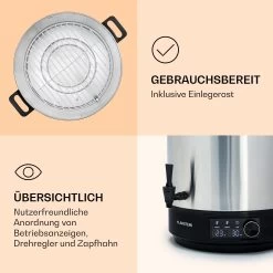 Abbey 60 Einkochautomat Getränkespender 60L 100°C 180min Edelstahl -Küchengeräte Geschäft 10041840 de 0006 logo