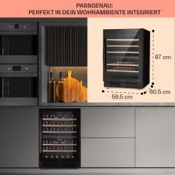 Vinovilla 50 Duo Zweizonen-Weinkühlschrank 53l 17 Fl. 3-Farben Glastür -Küchengeräte Geschäft 10041899 de 0006 usp