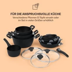 Noto Endurance Kasserolle Ø16cm Geschmiedetes Aluminium Induktion Antihaft 16 Noto Endurance Kasserolle Ø16cm Geschmiedetes Aluminium Induktion Antihaft -Küchengeräte Geschäft 10045005 de 0007 usp
