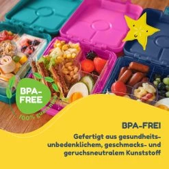 Klarstein Schmatzfatz Easy Snackbox 4 Fächer 18 X 15 X 5 Cm (BxHxT) -Küchengeräte Geschäft 10045069 de 0002 usp