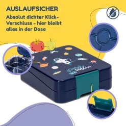 Klarstein Schmatzfatz Easy Snackbox 4 Fächer 18 X 15 X 5 Cm (BxHxT) -Küchengeräte Geschäft 10045069 de 0003 usp