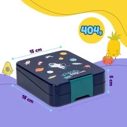 Klarstein Schmatzfatz Easy Snackbox 4 Fächer 18 X 15 X 5 Cm (BxHxT) -Küchengeräte Geschäft 10045069 yy 0008 usp