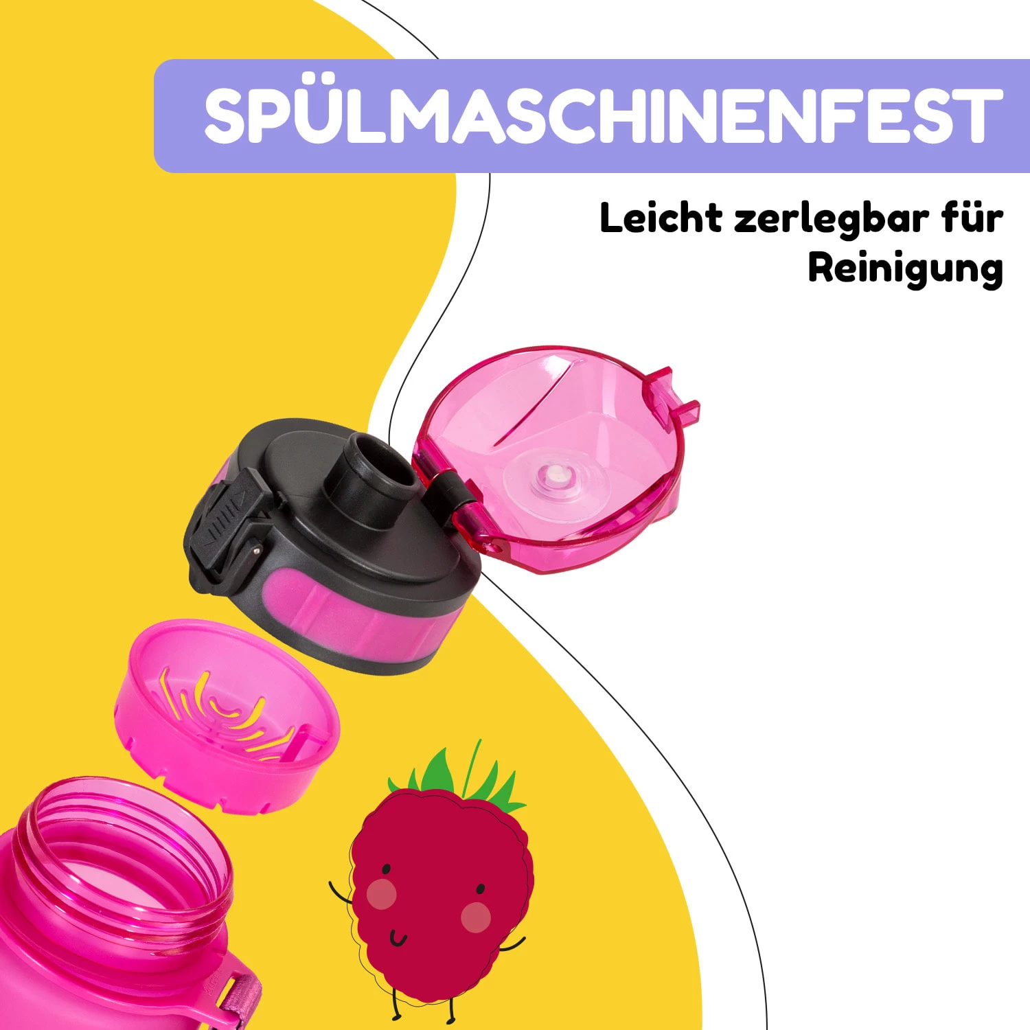 Wakaba Trinkflasche 400 Ml Tritan BPA-frei 6 Wakaba Trinkflasche 400 Ml Tritan BPA-frei – Bild 4