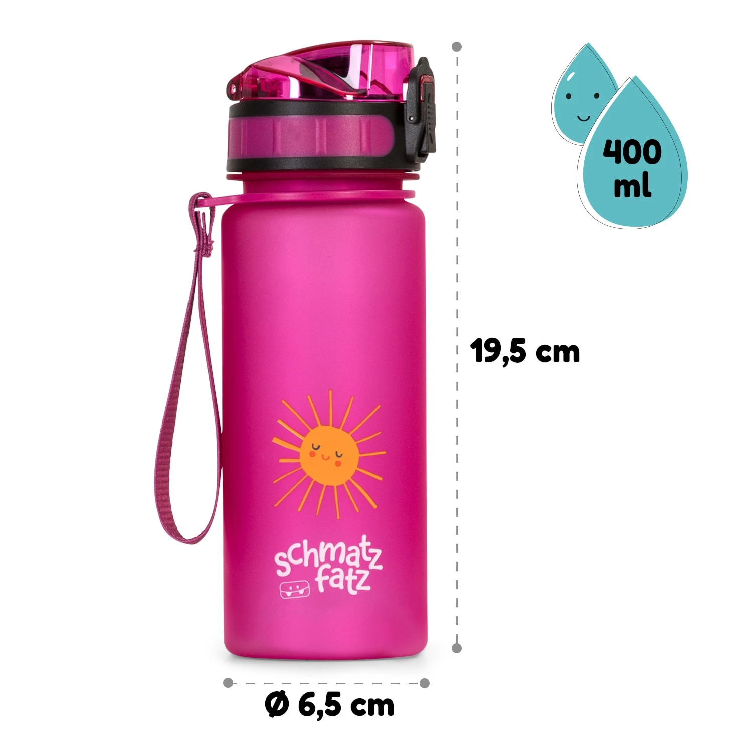 Wakaba Trinkflasche 400 Ml Tritan BPA-frei 10 Wakaba Trinkflasche 400 Ml Tritan BPA-frei – Bild 8