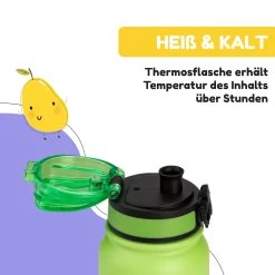 Wakaba Thermosflasche 550 Ml Edelstahl Tritan BPA-frei -Küchengeräte Geschäft 10045336 de 0005 usp