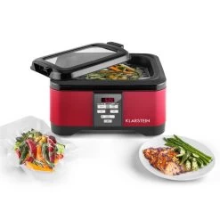 Tastemaker Sous Vide Garer Mit Foodlocker Slim Vakuumierer Und Vakuumierfolien-Rolle Komplett-Set -Küchengeräte Geschäft 60001816 yy 0003 ambient 02 Klarstein Tastemaker Sous Vide Garer