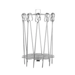 VitAir Zubehör-Set 3-teilig Edelstahl Aluminium-Druckguss -Küchengeräte Geschäft 60002085 yy 0003 front Klarstein VitAir Drehspiessrotator Zubehoer reedit