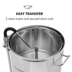 Mundschenk XXL + Eintauchkühler Bierbrauanlage 3000W 50l 304 Edelstahl -Küchengeräte Geschäft 60002276 yy 0004 logo Klarstein Mundschenk XXL Maischekessel Edelstahl