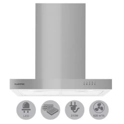 Zarah Dunstabzugshaube 60cm Umluftset 620 M³/h Aktivkohlefilter 13 Zarah Dunstabzugshaube 60cm Umluftset 620 M³/h Aktivkohlefilter -Küchengeräte Geschäft 60002280 yy 0005 titel Klarstein Zarah Dunstabzugshaube