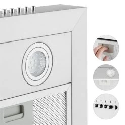 Zarah Dunstabzugshaube 60cm Umluftset 620 M³/h Aktivkohlefilter 14 Zarah Dunstabzugshaube 60cm Umluftset 620 M³/h Aktivkohlefilter -Küchengeräte Geschäft 60002280 yy 0007 detail Klarstein Zarah Dunstabzugshaube