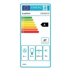 Lumio Neo Retro-Dunstabzugshaube Umluftset 610 M³/h Weiß -Küchengeräte Geschäft 60002310 energy label
