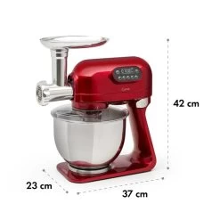 Curve Plus Küchenmaschinen-Set | 5l | 4-in-1 Fleischwolf | Rot -Küchengeräte Geschäft 60002329 yy 0012 logo Klarstein Curve Plus Kuechenmaschinen Set rot
