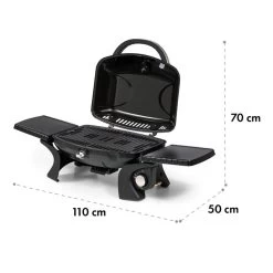 Parforce One 3,5kW 12000BTU 300°C SNJS Gasschlauch Grau 19 Parforce One 3,5kW 12000BTU 300°C SNJS Gasschlauch Grau -Küchengeräte Geschäft 60002428 yy 0010 logo Klarstein Parforce One Gasgrill 12000BTU grau