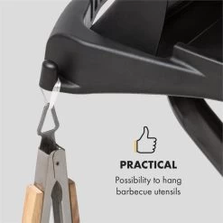 Parforce Duo Gasgrill 2 Brenner 4,4kW 15000BTU 300°C Gasschlauch Grau -Küchengeräte Geschäft 60002434 yy 0012 logo Klarstein Parforce Stand Grilltisch Zubehoer