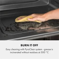 Gusteau Delicatessa Einbau-Ofen-Set Induktion 7000W Schwarz Edelstahl -Küchengeräte Geschäft 60002594 yy 0004 logo Klarstein Gusteau Elektrischer Einbaubackofen schwarz