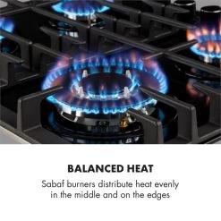 Gusteau Ignito Einbau-Ofen-Set Elektro / Gas 64Ltr Schwarz Edelstahl 20 Gusteau Ignito Einbau-Ofen-Set Elektro / Gas 64Ltr Schwarz Edelstahl -Küchengeräte Geschäft 60002595 yy 0008 logo Klarstein Ignito 4 Zonen Gaskochfeld schwarz