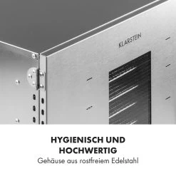 Master Jerky 16 Dörrautomat + Fleischhaken Set 1500W 40-90 °C 15h-Timer Edelstahl Silber -Küchengeräte Geschäft 60002668 de 0007 logo