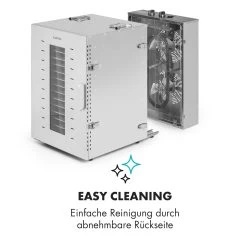 Master Jerky 16 Dörrautomat + Fleischhaken Set 1500W 40-90 °C 15h-Timer Edelstahl Silber -Küchengeräte Geschäft 60002668 de 0008 logo