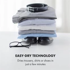 ShirtButler Pro Automatisches Trocknersystem Hemd & Hose 1200 W 2-in-1 70 °C Timer Weiß 13 ShirtButler Pro Automatisches Trocknersystem Hemd & Hose 1200 W 2-in-1 70 °C Timer Weiß -Küchengeräte Geschäft 60002669 yy 0004 logo Klarstein ShirtButler Pro Trocknersystem weiss